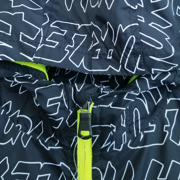 Hurley Water-Resistant Jacket Hoodie Windbreaker Jacket NEW Size XL 13-15 Years - Picture 6 of 16
